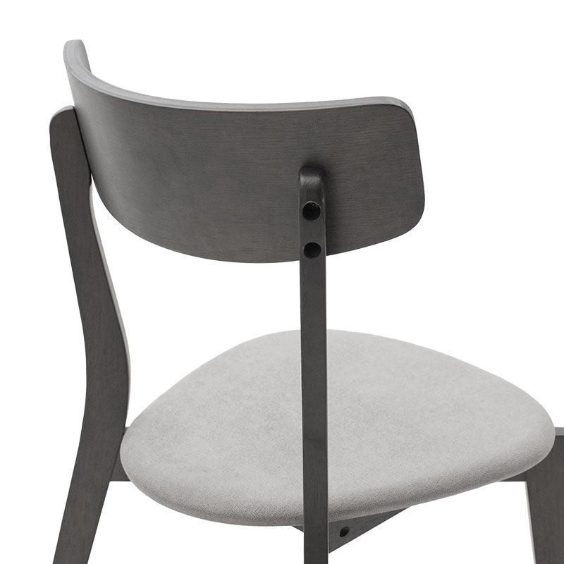 Set de sufragerie Benson - Toto 7 piese, Gri - Nuc, 150x90x75 cm - Gri