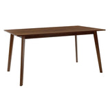 Set de sufragerie Benson - Toto 7 piese, Gri - Nuc, 150x90x75 cm - Nuc