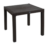 Set de sufragerie Explore-Confident set 3 bucati, maro, 90x90x74 cm