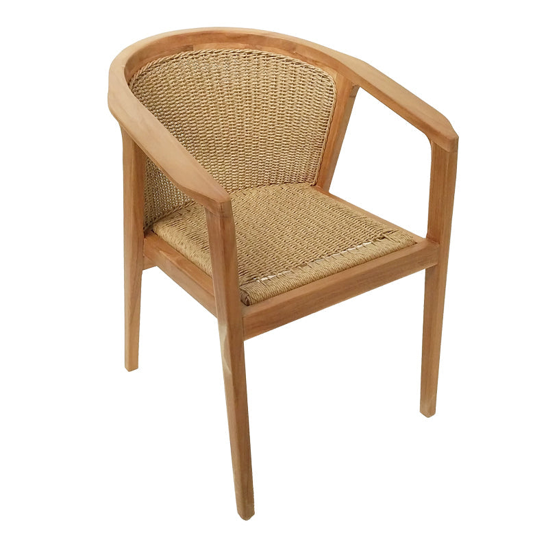 Set de sufragerie Granny-Wooly 7 piese, Natural, 220x90x75 cm