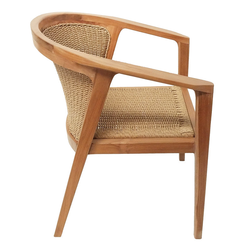 Set de sufragerie Granny-Wooly 7 piese, Natural, 220x90x75 cm