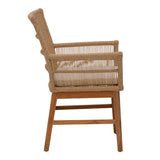Set de sufragerie Inca-Kenda 3 piese, Natural, D80x75 cm
