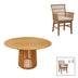 Set de sufragerie Inca-Kenda 5 piese, Natural, D120x75 cm