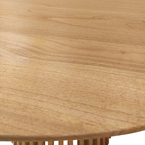 Set de sufragerie Inca-Kenda 5 piese, Natural, D120x75 cm