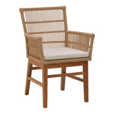 Set de sufragerie Inca-Kenda 5 piese, Natural, D80x75 cm