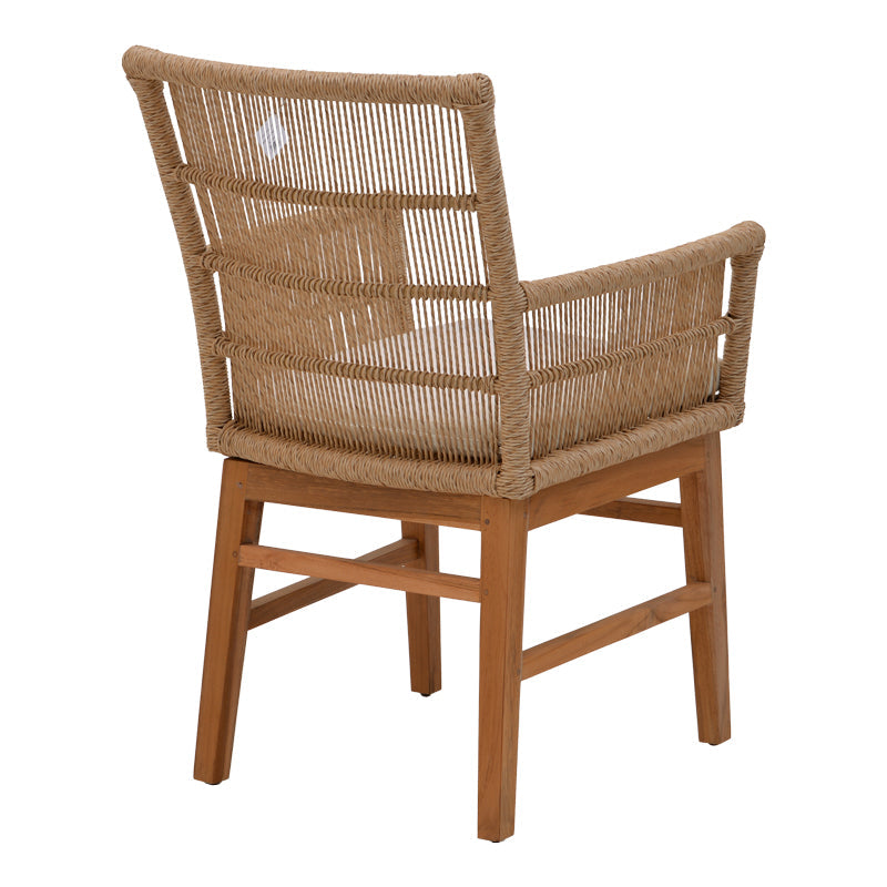 Set de sufragerie Inca-Kenda 5 piese, Natural, D80x75 cm