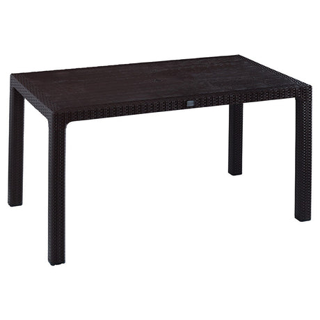 Set de gradina masa si scaune Explore-Festive set 5 piese, maro, 150x90x73 cm