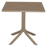 Set de gradina masa si scaune Groovy, Confident set 5 piese, cappuccino, 80x80x74 cm