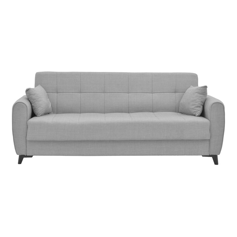 Set de living 2 piese Lincoln, Gri deschis, 85x225 cm