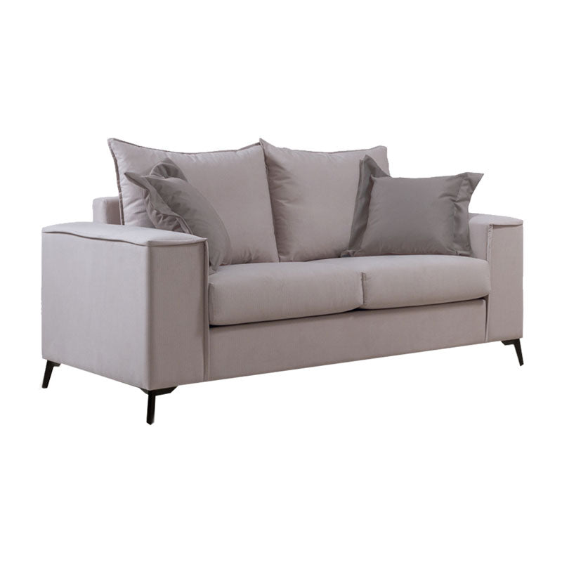 Set de living Verona 2 buc 2-3 locuri crem mak01 - perne Latte mak03, 93x225 cm