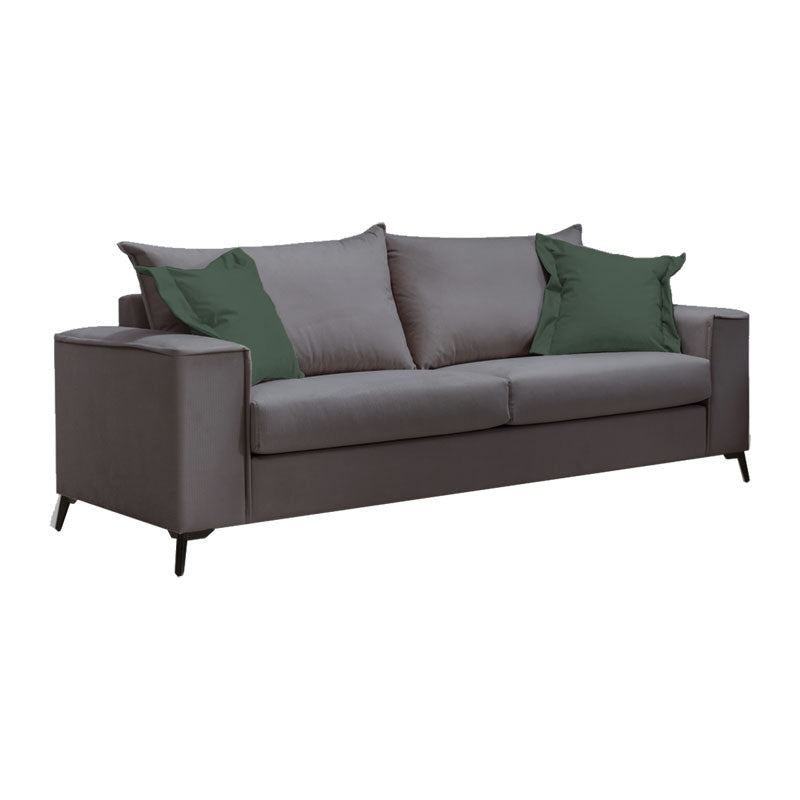 Set de living Verona 2 piese 2-3 locuri antracit mak14 - perne de cedru mak07, 93x225 cm