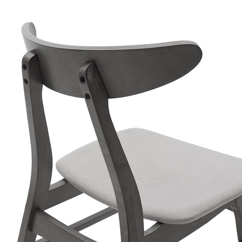 Set de Masa Benson - Orlean 5 bucati 120x80x75cm - Gri