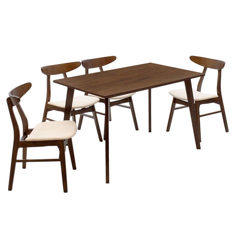 Set de Masa Benson - Orlean 5 bucati 120x80x75cm - Nuc