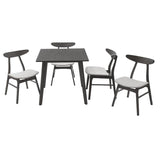Set de Masa Benson - Orlean 5 piese 80x80x75cm - Set de Masa Benson - Orlean 5 piese 80x80x75cm