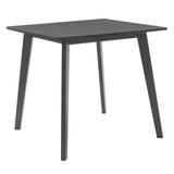 Set de Masa Benson - Orlean 5 piese 80x80x75cm - Gri