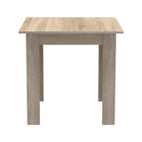 Set de Masa de 3 piese Manka I - Gaston, sonoma-negru, 80x80x77 cm
