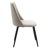 Set de sufragerie Gustas-Giselle, 5 piese, marmura Alba pietruita-negru metalic, 120x80x75 cm