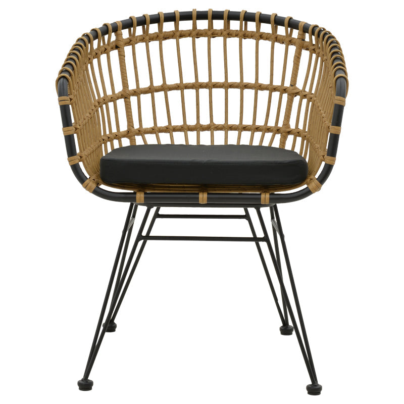 Set de sufragerie Kliton-Naoki 3 piese din aluminiu si metal Antracit la nuante de negru, 80x80x74 cm