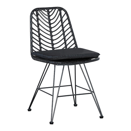 Set de sufragerie cu 3 piese Kliton-Naoki, aluminiu & metal, antracit & negru, 80x80x74 cm