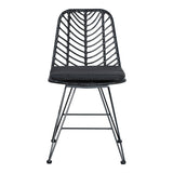 Set de sufragerie cu 3 piese Kliton-Naoki, aluminiu & metal, antracit & negru, 80x80x74 cm