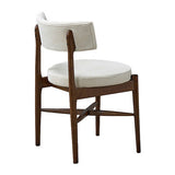 Set de sufragerie Eleganza-Raudi 7 piese, nuc, 180x99x76 cm