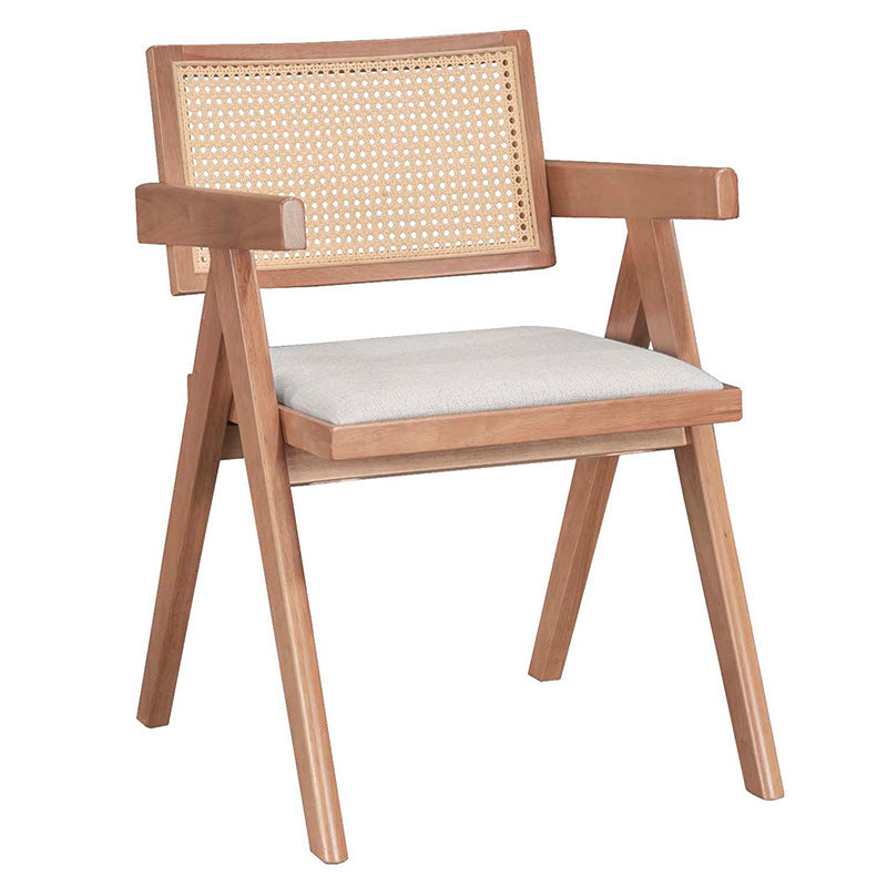Set de Masa Winslow I, 7 piese, nuc deschis, 160x85x75 cm