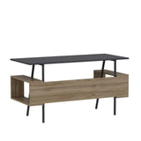 Set De Mobilier De Birou Irony Maxi Set 2 piese, Bej - Maro, 140x74x60 cm - Maro