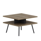 Set De Mobilier De Birou Irony Maxi Set 2 piese, Bej - Maro, 140x74x60 cm - Maro