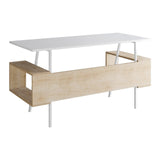 Set De Mobilier De Birou Irony Maxi Set 2 piese, Bej - Maro, 140x74x60 cm - Bej