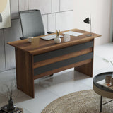Set mobilier de birou Linta, 5 piese, 140x74x60 cm - Nuc