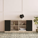 Set mobilier de birou Linta, 5 piese, 140x74x60 cm - Stejar