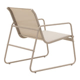 Set de mobilier de exterior cu funcție relaxare Veranda, textilene-metal, cappuccino, 110x74x75 cm