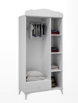 Set de mobilier pentru camera bebelusului Sansa, Alb, 95x67x175 cm