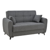 Set de sufragerie 2 piese Lincoln din tesatura, antracit, 85x225 cm
