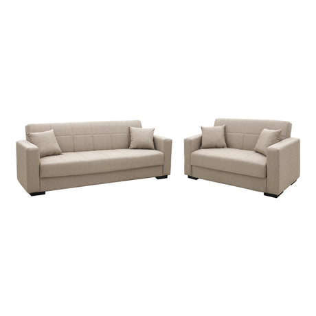 Set de sufragerie 2 piese Vox, crem, 83x214 cm