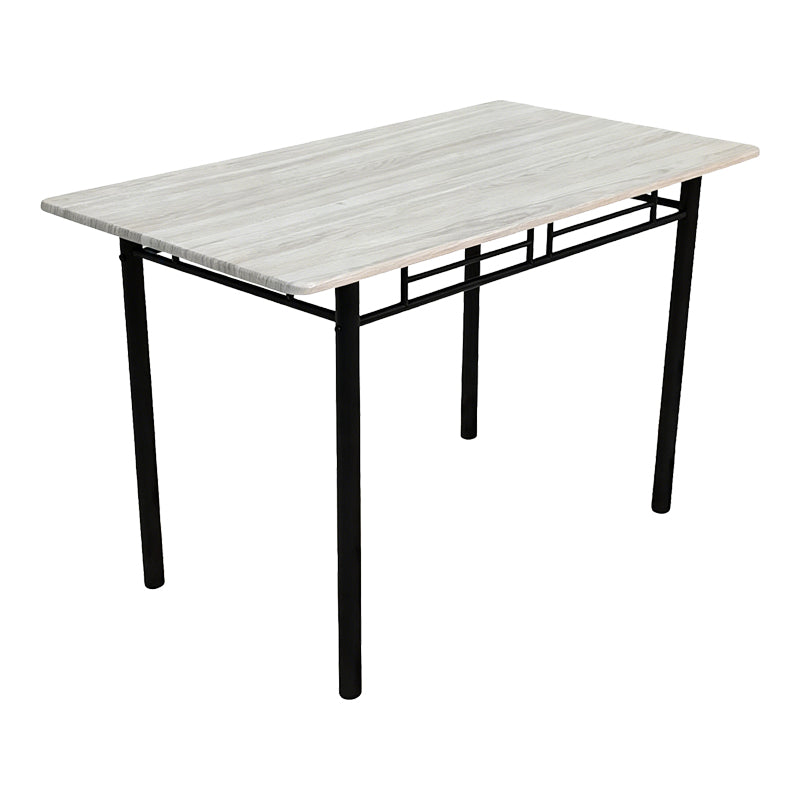 Set de sufragerie cu masă și 4 scaune Roza, și metal, Stejar, 120x65x75 cm