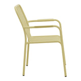 Set de sufragerie exterior Heven Vista, 5 piese, 120x70x72 cm - Champagne