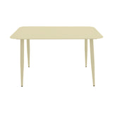 Set de sufragerie exterior Heven Vista, 5 piese, 120x70x72 cm - Champagne