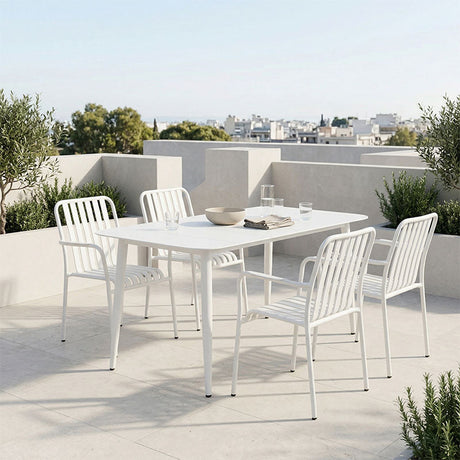 Set de sufragerie exterior Heven Vista, 5 piese, 150x80x72 cm