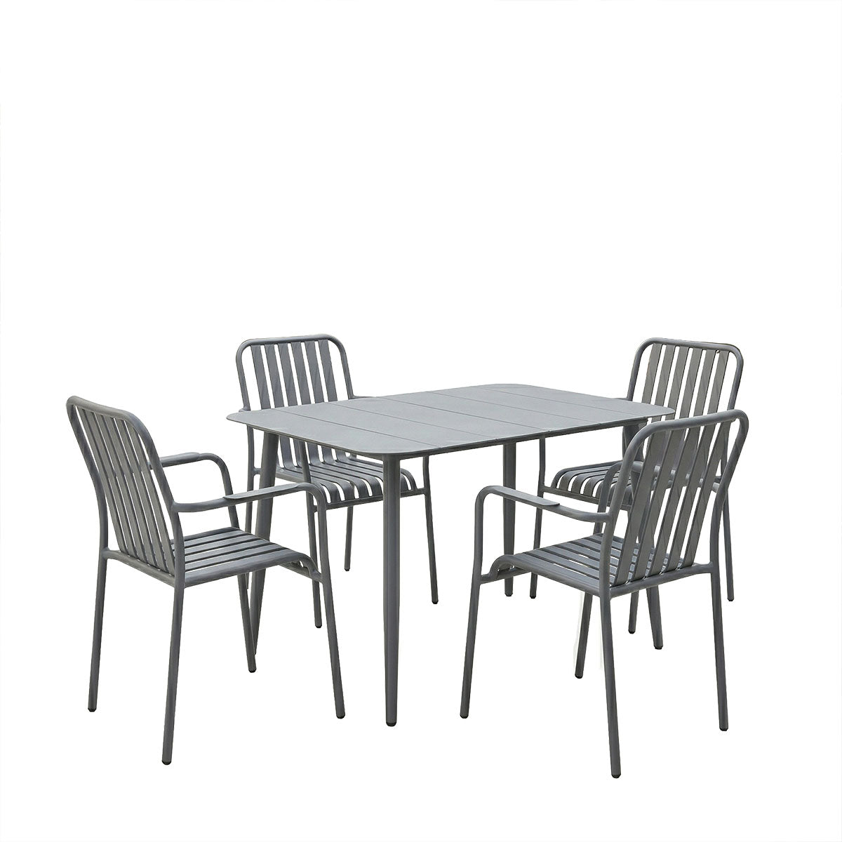 Set de sufragerie exterior Heven Vista, 5 piese, 120x70x72 cm - Antracit
