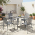 Set dining exterior Heven Vista, 5 piese, 80x80x72 cm - 200-001614