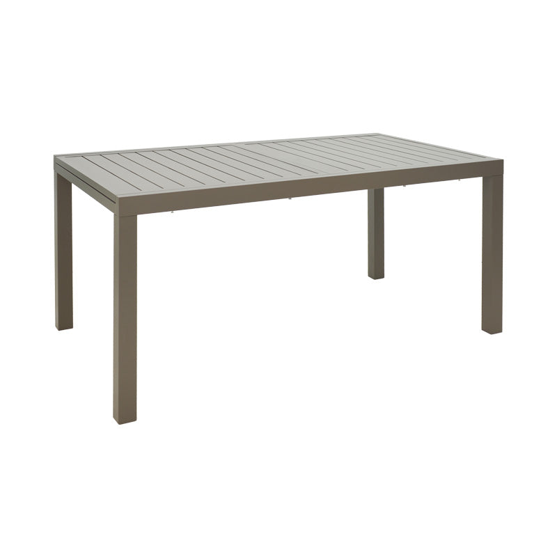 Set de sufragerie Lafla-Azelie, 9 piese, Sampanie-Natural, 160-240x100x75 cm