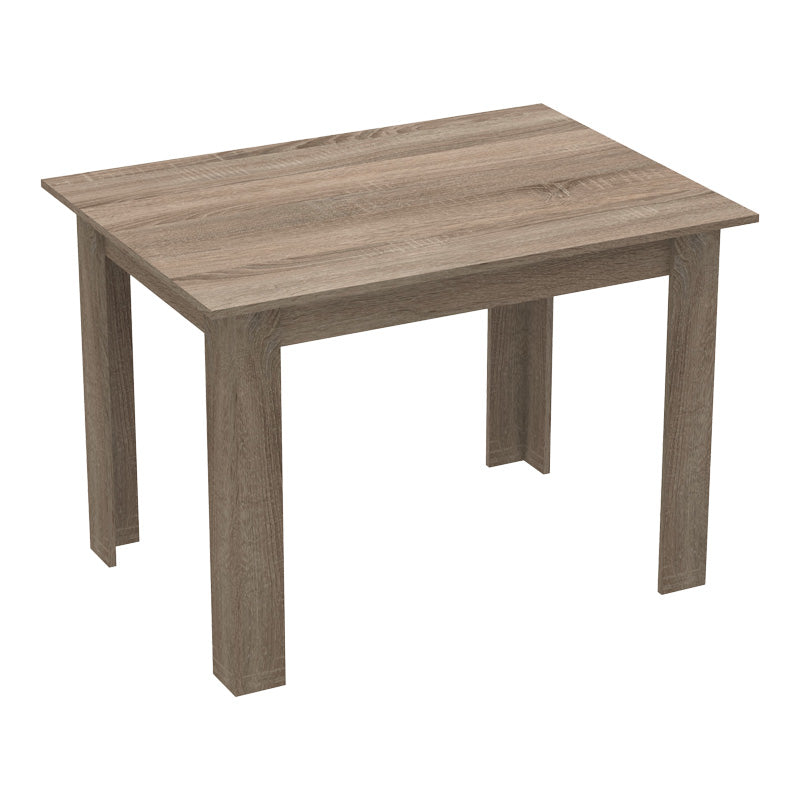 Set de sufragerie Manka-Gaston, 5 piese, Negru-Sonoma, 110x80x77 cm