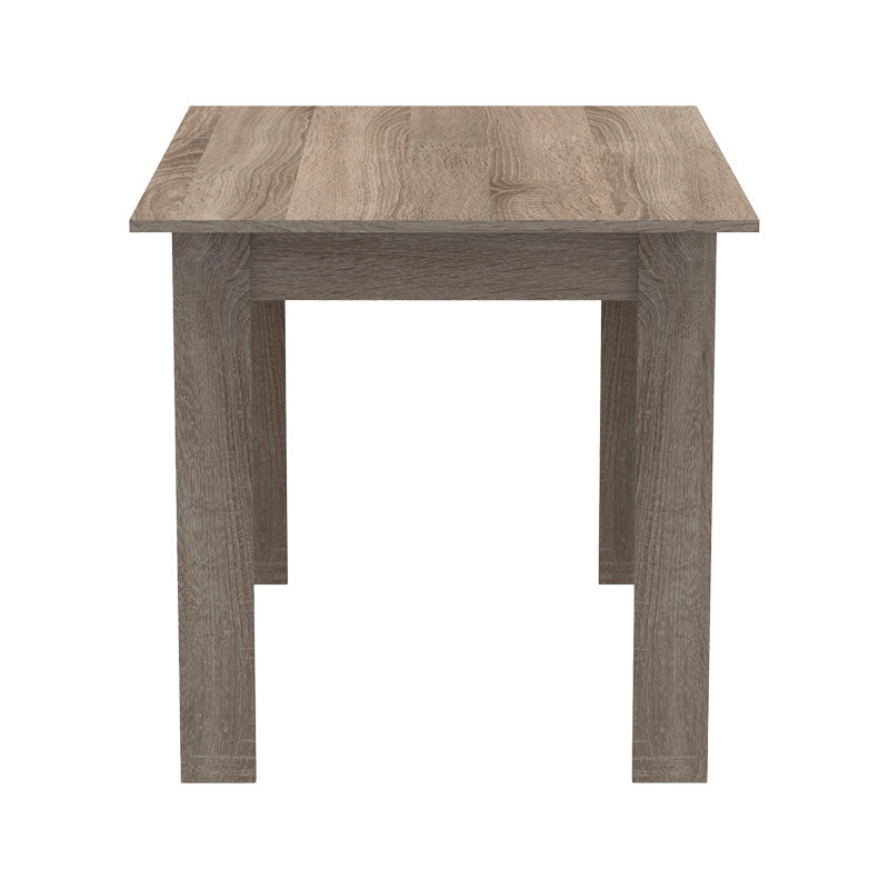 Set de sufragerie Manka-Gaston, 5 piese, Negru-Sonoma, 110x80x77 cm