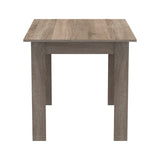 Set de sufragerie Manka-Gaston, 5 piese, Negru-Sonoma, 110x80x77 cm