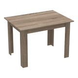 Set de sufragerie Manka-Julita, 5 piese, Negru-Sonoma, 110x80x77 cm