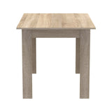 Set de sufragerie Manka-Julita, 5 piese, Sonoma-Negru, 110x80x77 cm