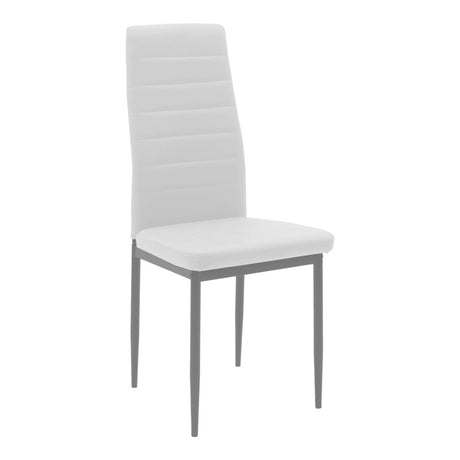 Set de sufragerie Natali-parker, 5 piese, Alb-Natural, 120x80x76 cm
