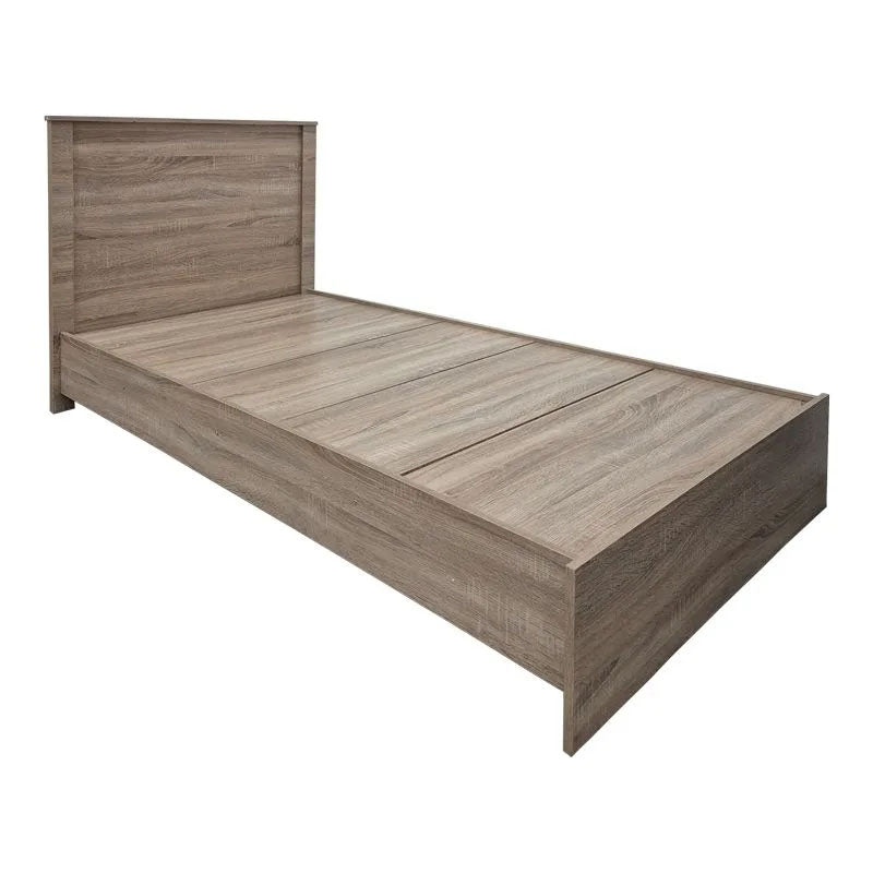 Stejar | SKU: 200-002090 | Set dormitor 3 piese cu saltea Athos-Dreamer, 90x190 cm, varianta Stejar, produs pentru amenajarea locuinței, disponibil online în România la CasaMob