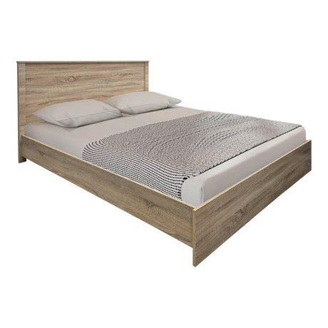 Set Dormitor Athos cu Pat, Lemn, 160x200 cm